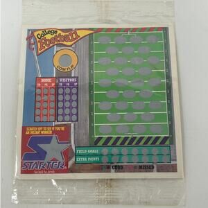 Decipher Games 1993 Scratchees Sports - College Football NEW SEALED
